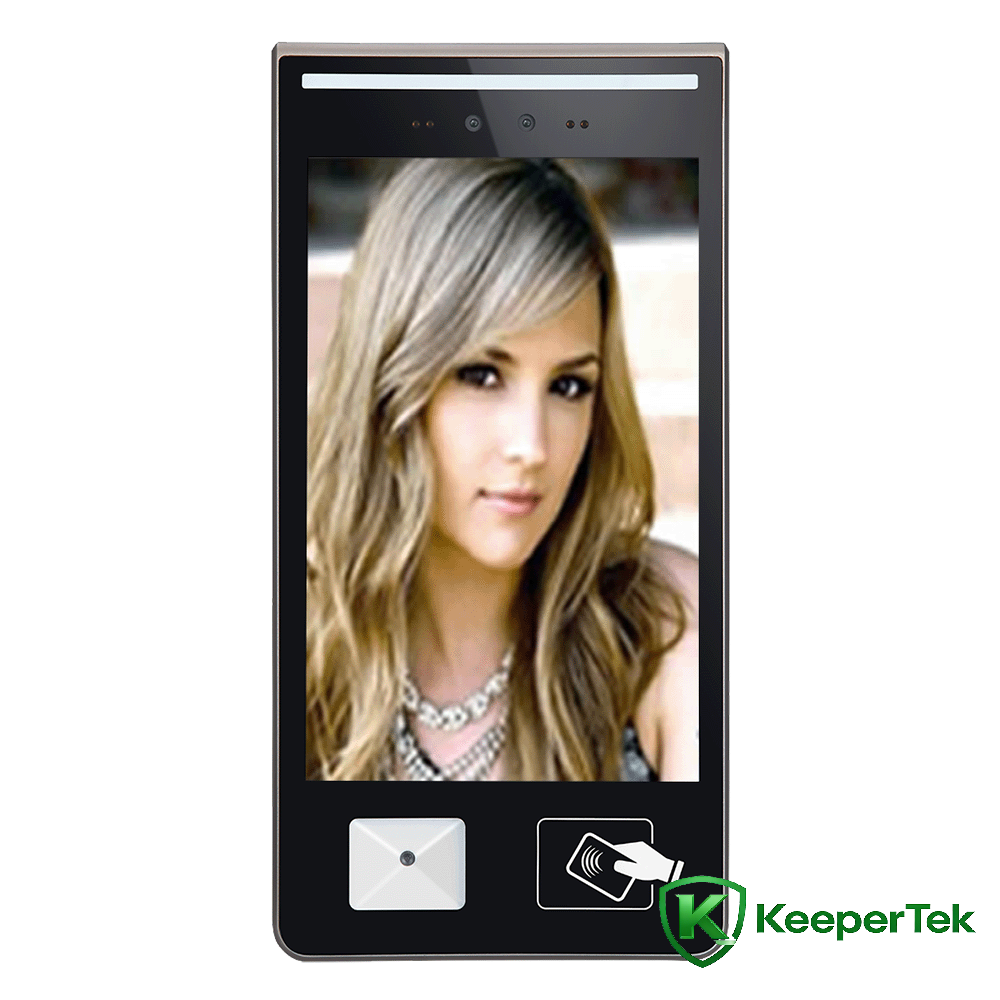 10.1-inch Facial Recognition + QR Code & Card Reader Advertising All-in-One Machine KT-FR016